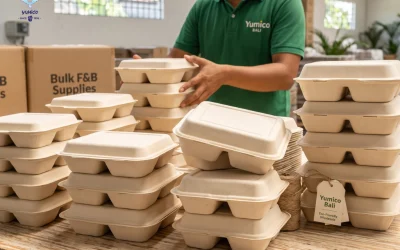 Bulk Bagasse Lunch Box: Wholesale Eco Packaging in Bali