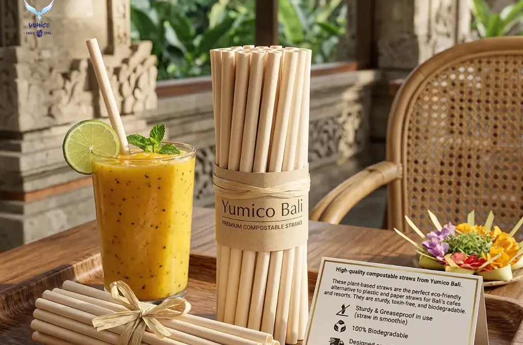 Best Compostable Straws in Bali: Strong & Eco-Friendly