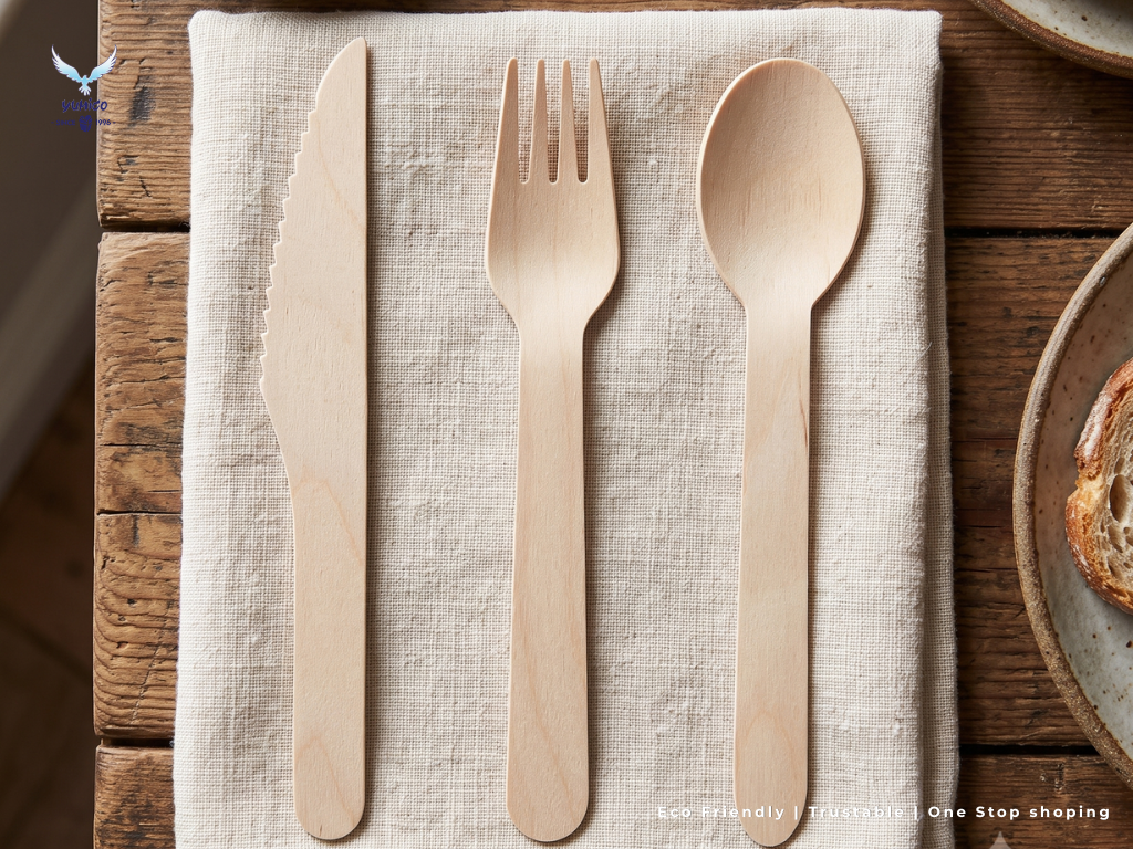 Disposable Wooden Tableware Supplier – Premium Eco Cutlery Bali Disposable wooden tableware supplier eco friendly forks knives and spoons for Bali hospitality wholesale Yumico.