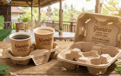 Drink Tray Kertas Bali: Solusi Takeaway Minuman Aman