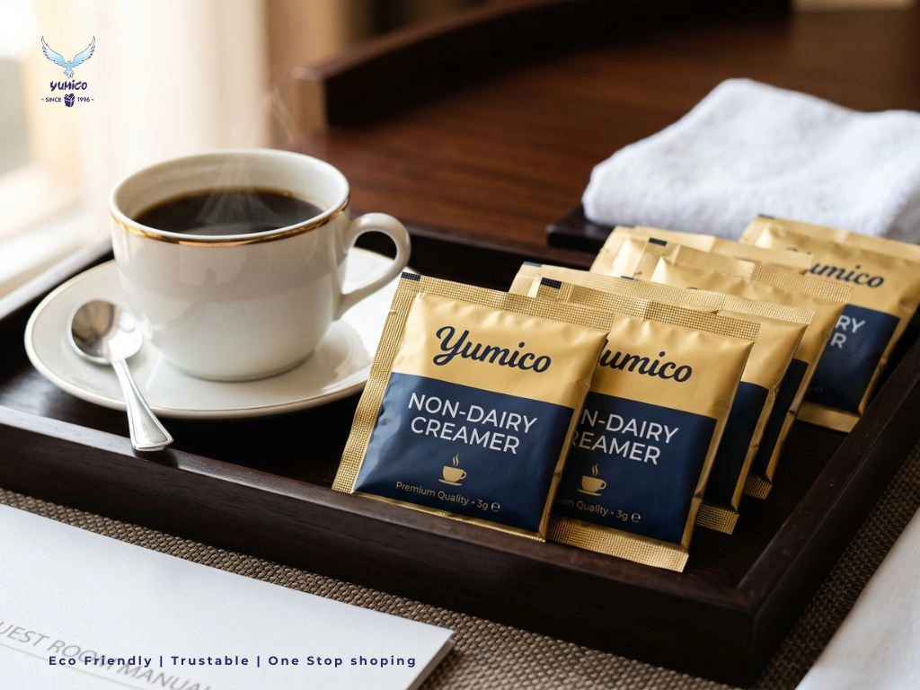 Krimer sachet anti bocor segel premium tidak menggumpal untuk amenities kamar hotel Yumico Bali.