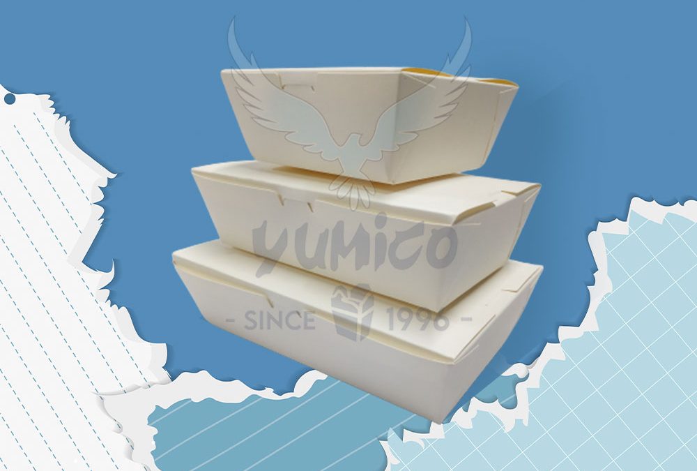 Paper Lunch Box White