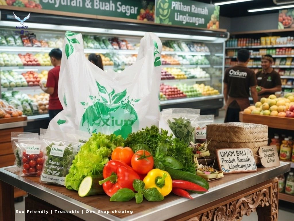 Berbagai pilihan produk plastik mudah terurai untuk restoran dari Yumico Bali