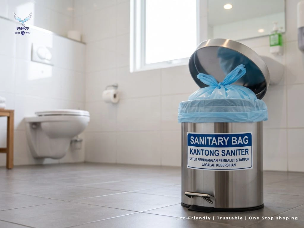 Sanitary Bag di Fasilitas Toilet Bisnis sanitary bag adalah kebutuhan fasilitas toilet umum