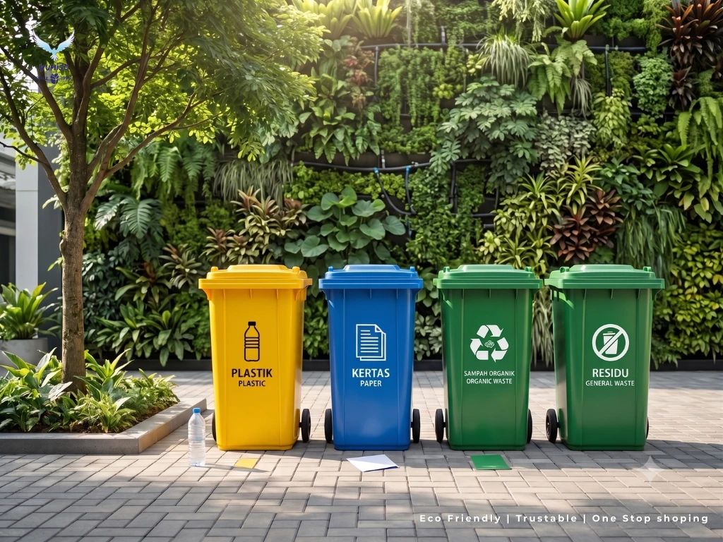 Regulasi kemasan F&B Bali fasilitas pengelolaan sampah terpilah berbasis sumber untuk restoran eco-friendly Yumico.
