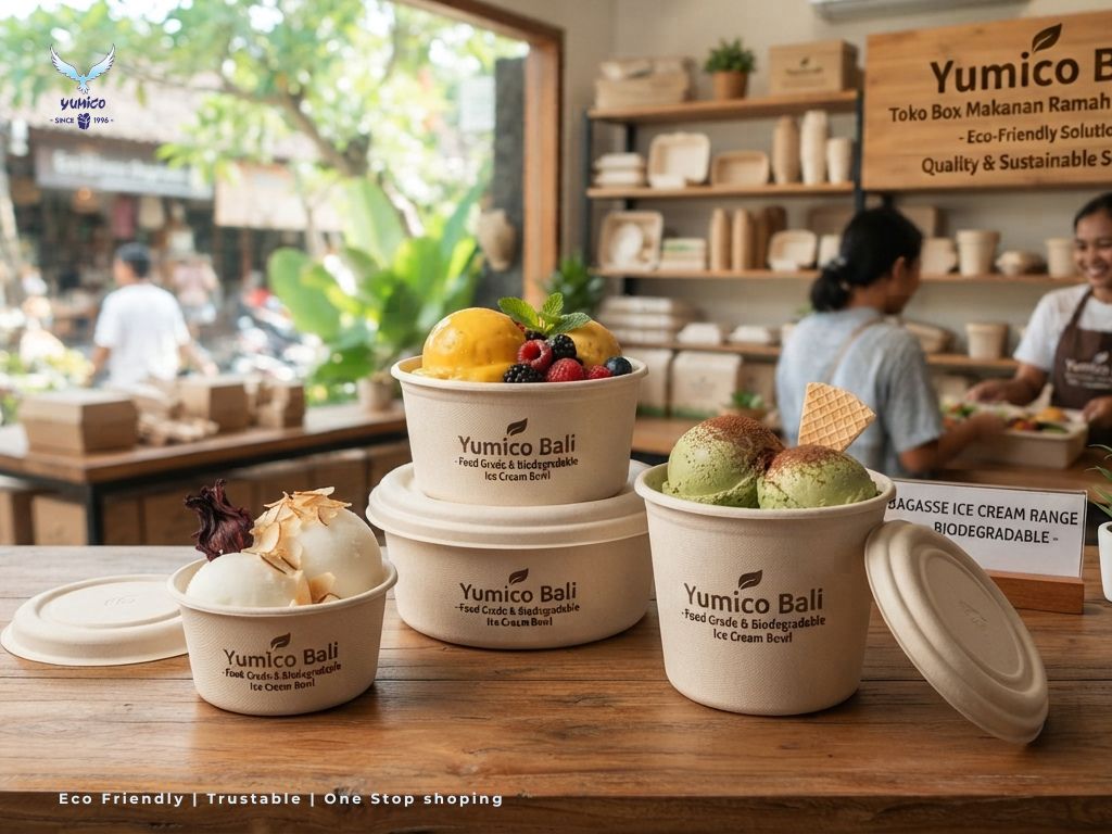 Pilihan ice cream bowl berkualitas tinggi dari Yumico Bali