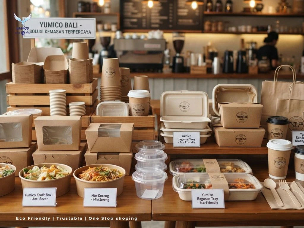 Vendor Packaging UMKM Bali – Yumico Berbagai pilihan kemasan ramah lingkungan dari Yumico Bali sebagai vendor packaging UMKM Bali